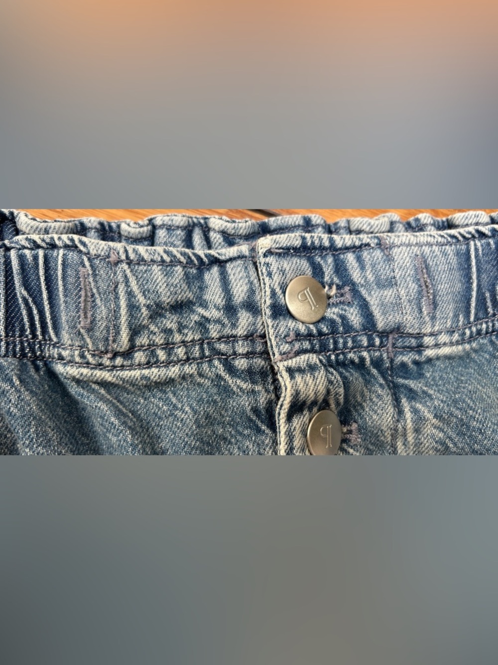 Pilcro Light Blue Wide Leg Jeans - Picture 6 of 6